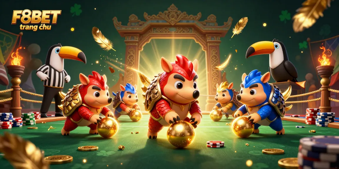 Experience dynamic action on F8BET trang chủ with rival pangolins in an exciting casino setting.