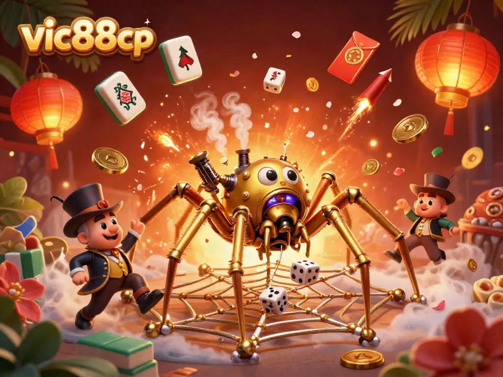 Engage with exciting gameplay at vic88cp featuring steampunk aesthetics and vibrant gaming elements.