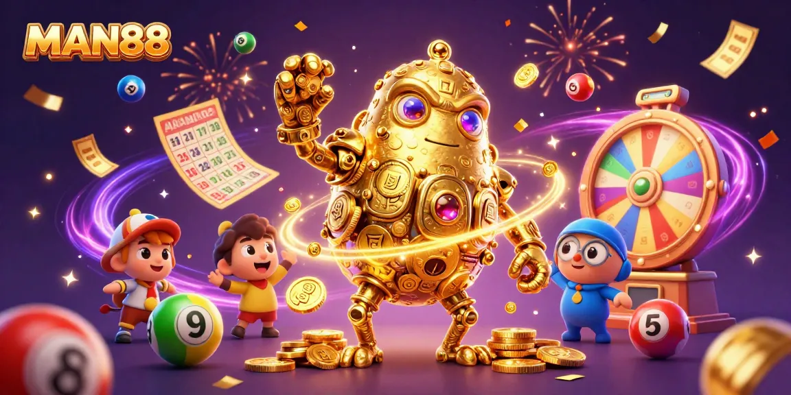 Experience thrilling gameplay at MAN88 with dynamic elements and vibrant casino visuals.
