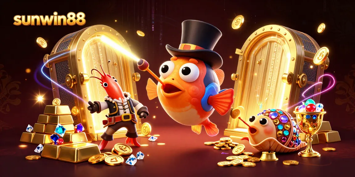 Play exciting games at sunwin88 with thrilling animated sea creatures and treasures galore.
