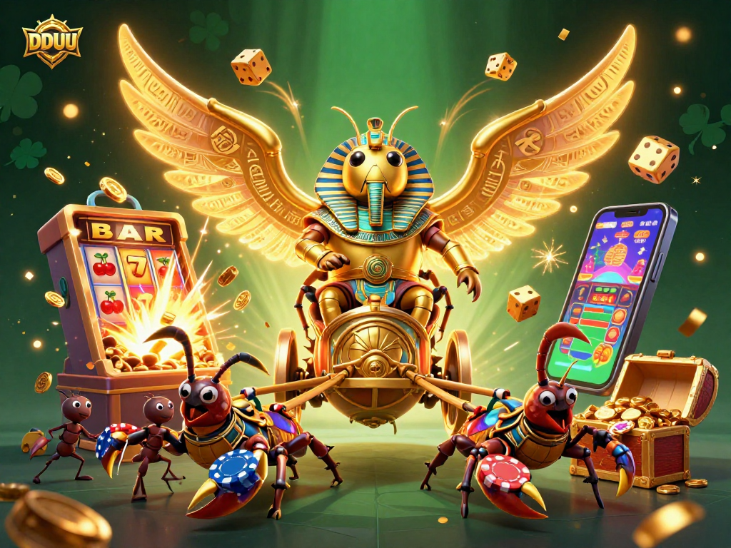 Experience the excitement of DDUU with a vibrant jackpot explosion and amazing carnival elements.