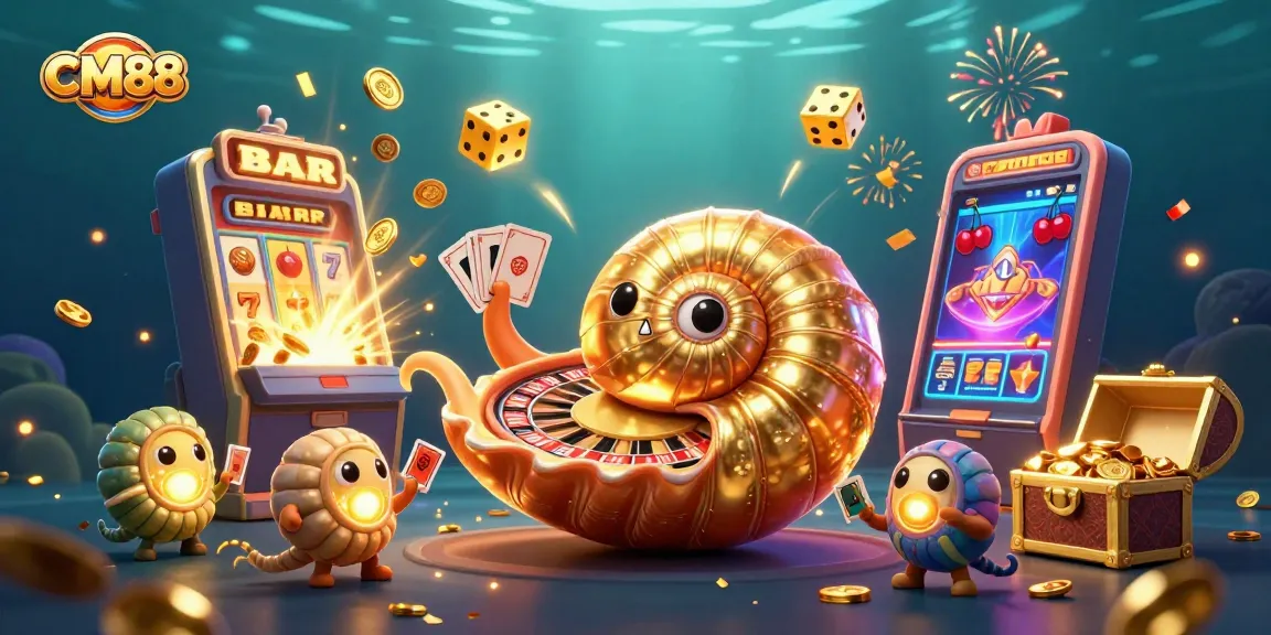 Experience the vibrant and dynamic world of CM88 casino with our dazzling rollers and modern game elements.