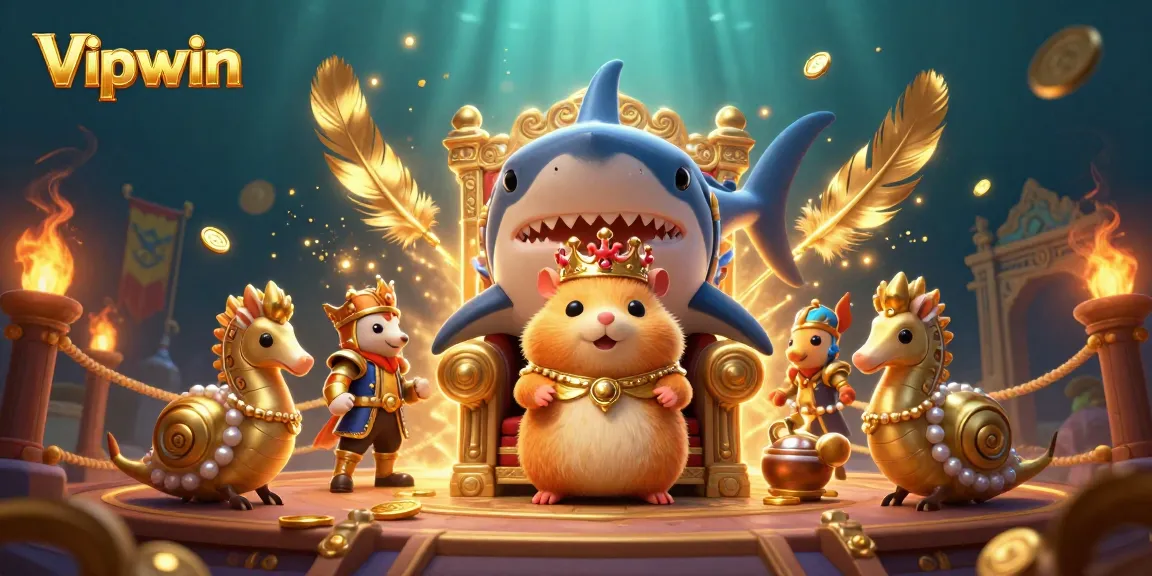 Experience winning moments with Vipwin in an epic 3D underwater casino scene.