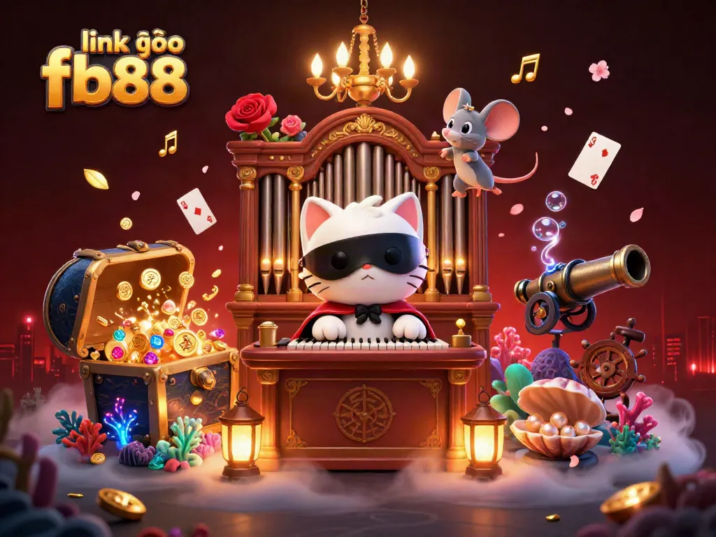 Immerse in the excitement of gambling with link vào fb88 featuring unique characters amid dazzling casino elements.