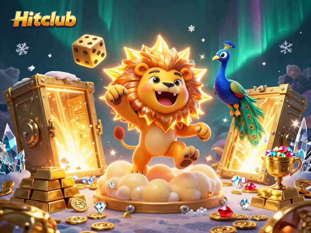 Experience exciting wins at Hitclub with vibrant 3D casino elements and dynamic character interactions.