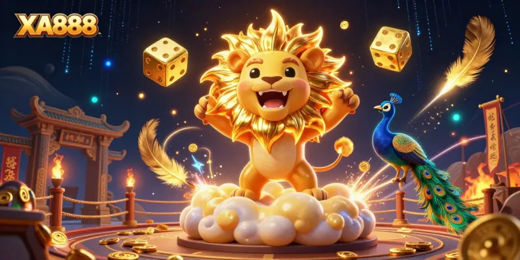 Experience the excitement of XA888 online gaming with dynamic characters and rich casino elements.