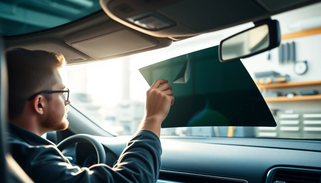 Apply window tint near me for a sleek, modern vehicle transformation.