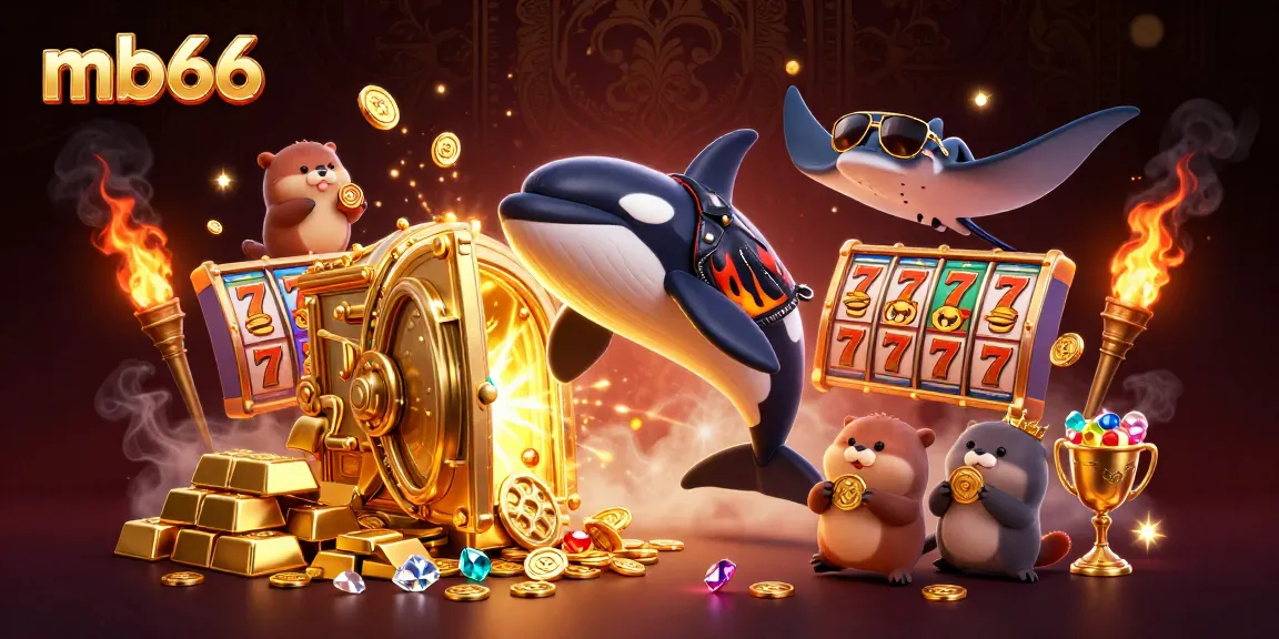 Join the thrill at mb66 with lively ocean characters and dazzling casino elements!
