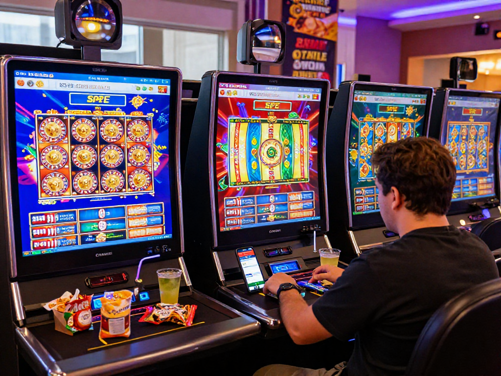 Jogador na SPBET depositando via PIX em sala de jogos online.