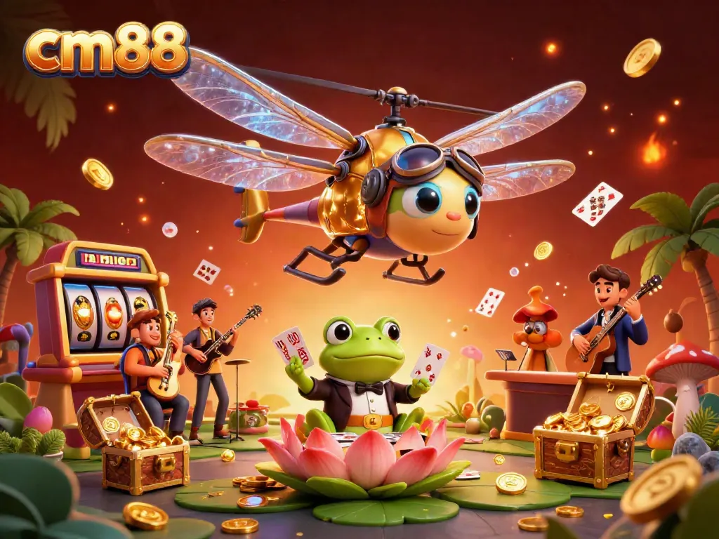 Engage in thrilling gaming experiences at cm88 casino with interactive characters and vibrant visuals.