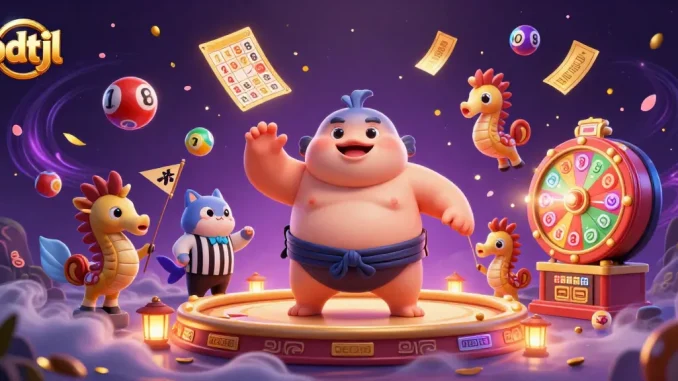 Engage in exciting lottery actions with bdtjl, featuring a lively underwater scene and colorful gaming elements.