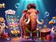 Experience excitement at 11bet as a woolly mammoth checks IDs at the casino door.