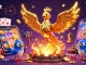 Experience fabet's enchanting gaming world with a molten phoenix and dynamic casino elements.