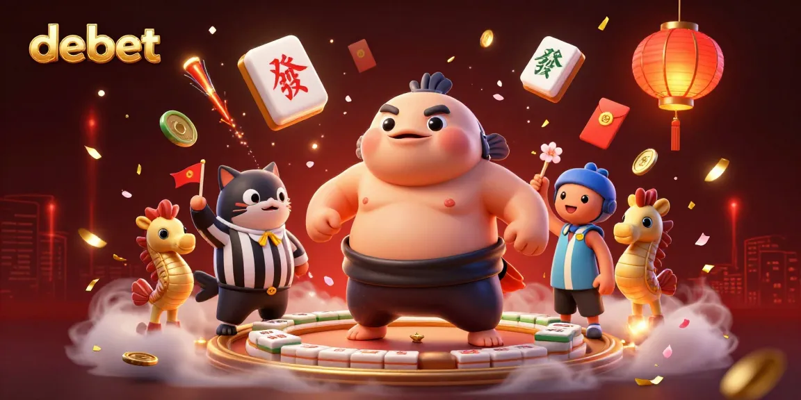 Experience the excitement of debet with a lively underwater gambling scene featuring unique characters and vibrant elements.