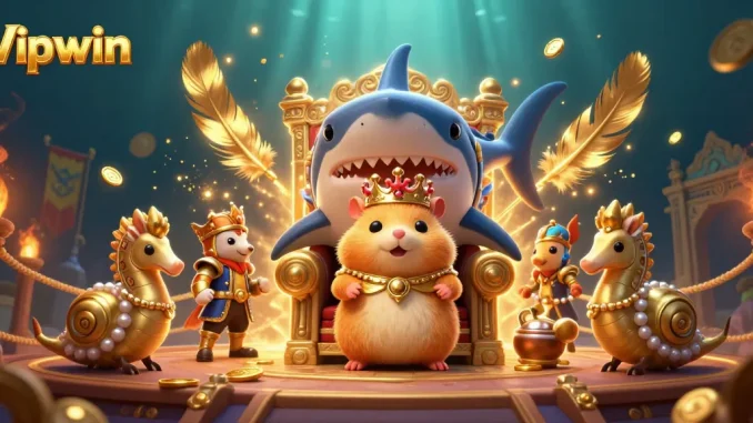 Experience winning moments with Vipwin in an epic 3D underwater casino scene.