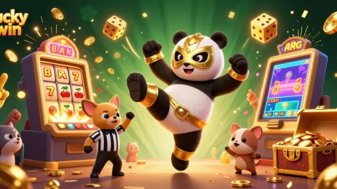 Experience lucky win thrills with immersive 3D casino action and vibrant characters in a dynamic scene.