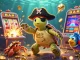 Experience thrilling rewards with MAN88 as the pirate turtle, hermit crab, and parrotfish uncover treasures in a vibrant casino scene.